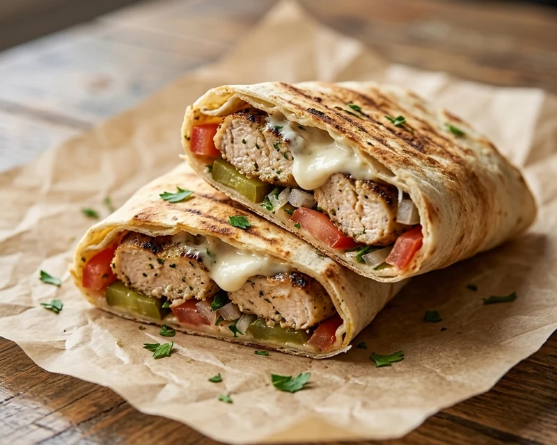 Halal chicken kabob sandwich at Mashawi Market & Grill, Memorial Drive SE, Calgary